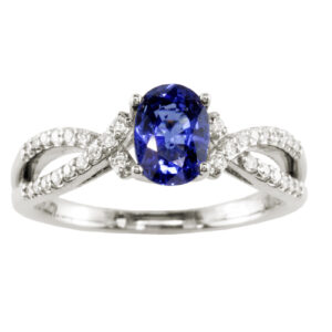 R918S- Sapphire and diamond Ring main image