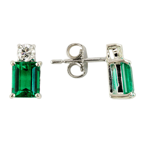 E005E Emerald Earring main image
