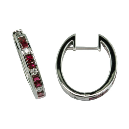 E416R Ruby Earring-image