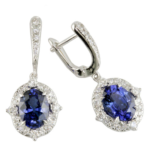E426S Sapphire Earrings-image