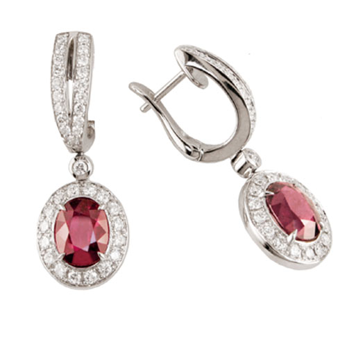 E450R Ruby Earrings-image