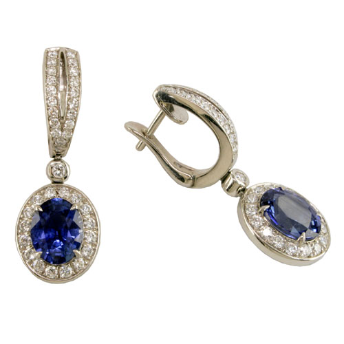 E450S Sapphire Earrings-image