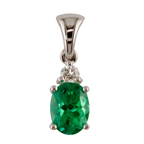 H003E Emerald Pendant-image