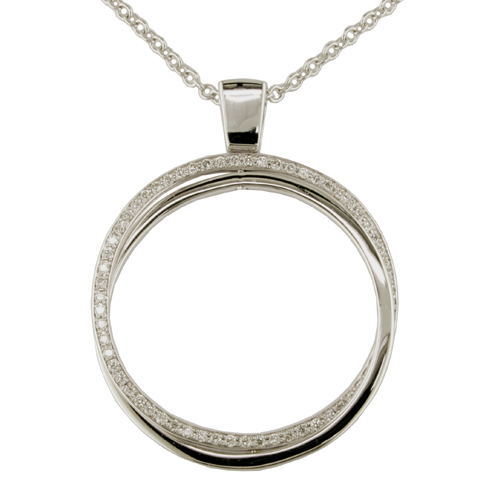 N197D Diamond Circle Necklace-image
