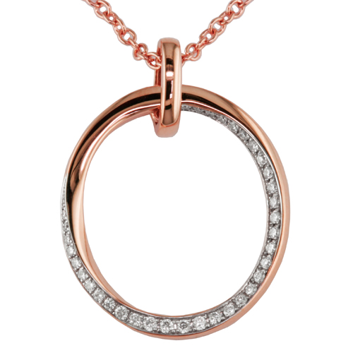 N199D Diamond Oval Necklace-image