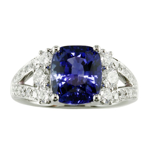R832S Sapphire and Diamond Ring-image