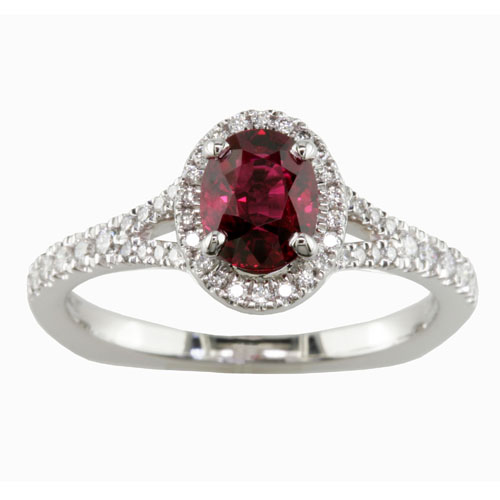 R867R Ruby and Diamond Ring-image