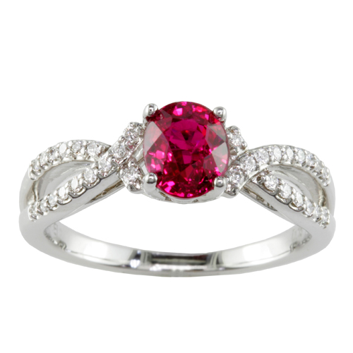 R918R- Ruby and Diamond RIng-image