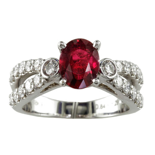 R921R Ruby and Diamond Ring-image
